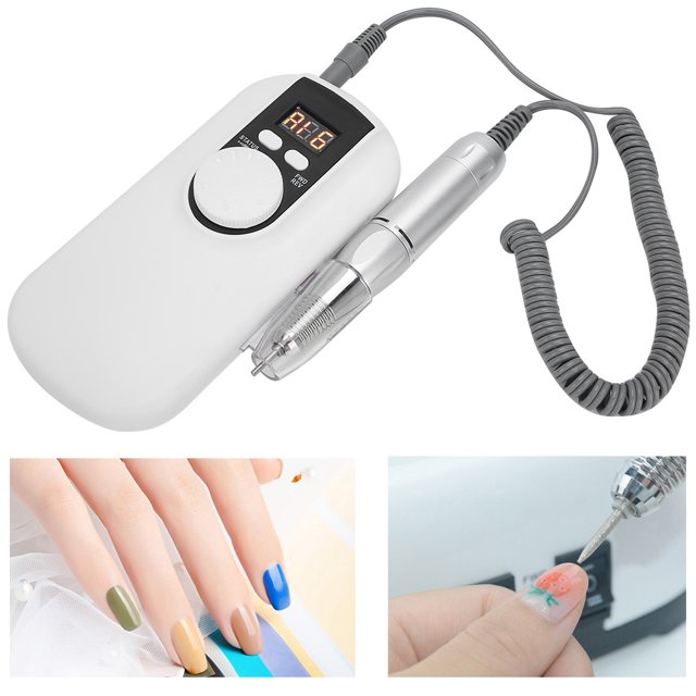 Taladro de Uñas Portátil ANGGREK Pulidor Eléctrico 35000 RPM Capacidad de batería 2600 MAh Velocidad de rotación Ajustable
