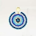 thumbnail image 6 of HOOUN New Native Blue Beaded Tassel Bohemian Drop Seed Beads Earrings Jewelry, 6 of 7