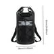 thumbnail image 2 of Mochila impermeable con flotador y tira reflectante de advertencia, bolsa de almacenamiento de gran capacidad IPX6 Negro, 2 of 9