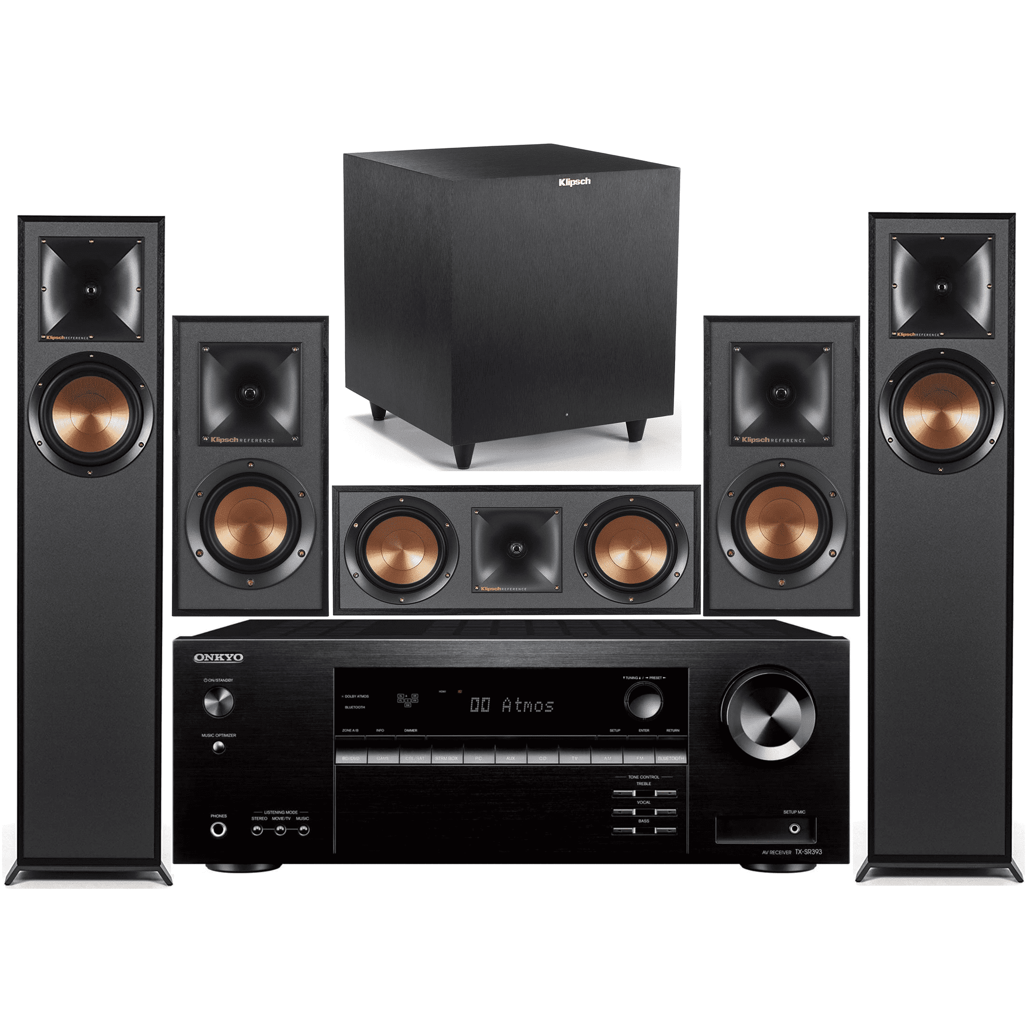 Onkyo 5.2 Channel Wireless Bluetooth 4K 3D A/V Surround Sound Receiver Multimedia Home Theater