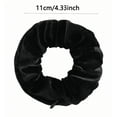 thumbnail image 6 of Hidden Zipper Pocket Scrunchie, Black, 1 Piece, 6 of 7
