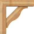 thumbnail image 3 of Ekena Millwork 8"W x 34"D x 34"H Funston Block Rough Sawn Bracket w/ Offset Brace, Western Red Cedar, 3 of 25