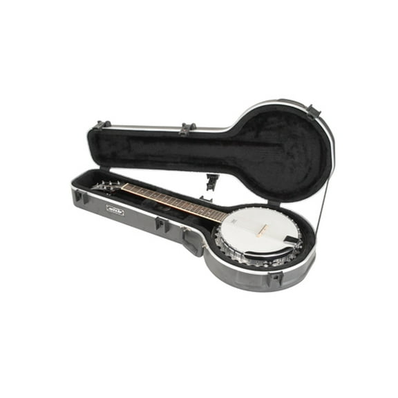 SKB CASES 1SKB-50 MOLDED CASE FOR 4/5-STRING BANJO GUITARS W/ LOCKS 1SKB50 NEW