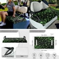 thumbnail image 3 of Jeiento St Patrick's Day Clover 4 Pack Golf Cart Accessories Set Golf Cart Seat Cover Golf Cart Steering Wheel Cover Golf Cart Flags Black Seat Blanket Steering Wheel Cover Golf Cart Banner, 3 of 5