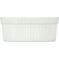 10 Strawberry Street 5" White Souffle Dish Set of 4