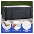 thumbnail image 4 of JTAOT Outdoor Storage Box 120 Gallon Deck Waterproof Lockable Bench Patio Cushion Seat, 4 of 8