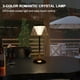 thumbnail image 4 of Lámpara Mesita Noche Táctil Mesa Cristal Base Metal Recargable, 4 of 9