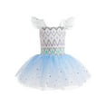 thumbnail image 3 of WIBACKER Girls Ballet Tutu Dress 2-8Y, Shiny Princess Tulle Leotard Ballerina Dance Costume Halloween Christmas, 3 of 6