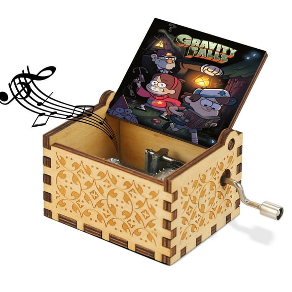 Gravity Falls Wooden Music Box.