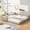 Beige, variant on Bellemave Queen Size & Twin XL Platform Mother Bed, Upholstered Bed with Tufted Headboard and Rails, Double Floor Bed Frame for Family Parents,Beige