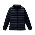 thumbnail image 5 of EOYWHK Juniors Puffer Jackets Lightweight Fall Trendy Coats Full Zipper Thick Warm Coats, 5 of 9