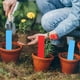 thumbnail image 2 of Garden Plant Labels, 100 Count PVC Seed Markers for Nursery Flower Pots, Blue and Red Tags, 2 of 5