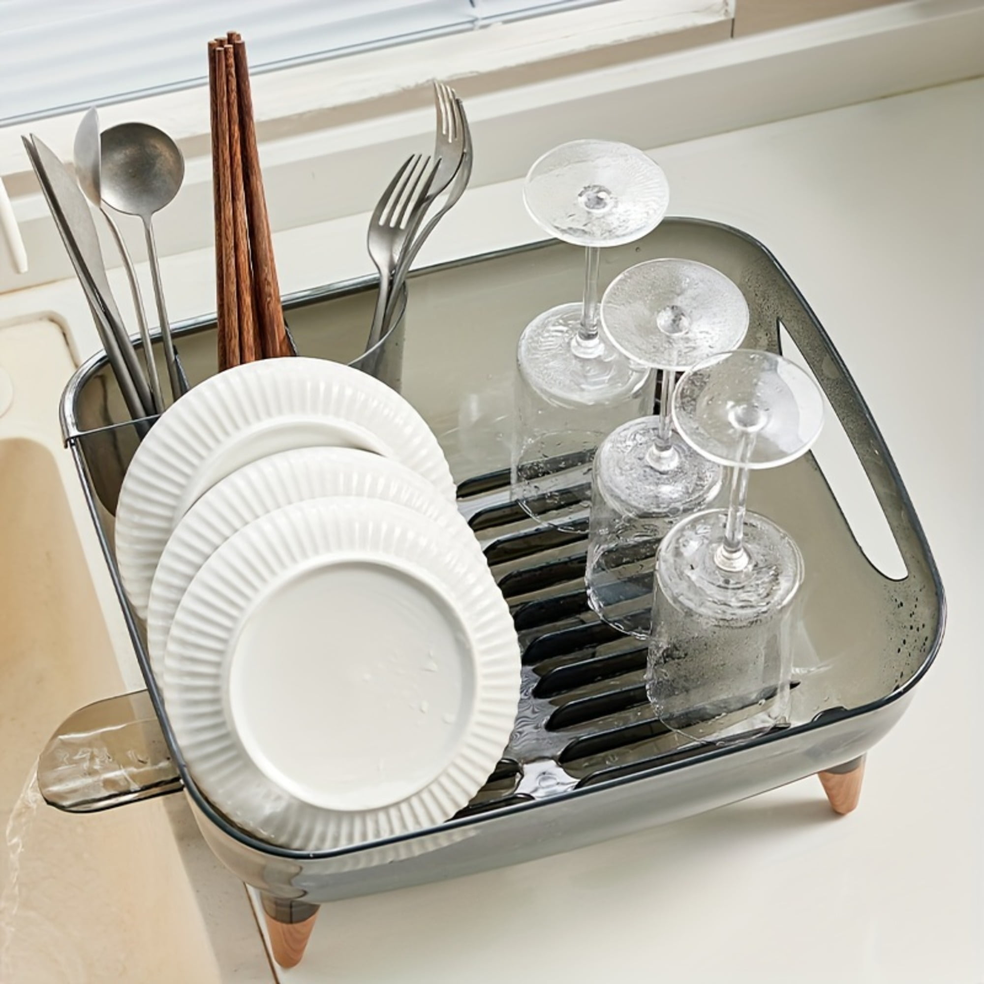 XUNXUNRA PET Foldable Dish Racks