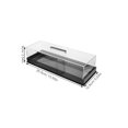 thumbnail image 2 of HONMEET Black Acrylic Cake Stand with Removable Lid for Kitchen Dessert Presentation, 2 of 7