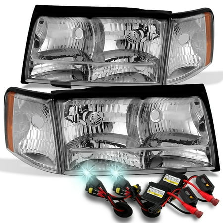 Fit 1997 1998 1999 Cadillac Deville Headlights Corner Lights Fit 1997 1998 1999 Cadillac Deville Headlights Corner Lights 8000k Hid
