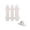🥝 White_New#1160, variant on Garden Fence Decorative Border Stakes • White Plastic Landscape Edging Panels • Picket Style Lawn Flower Bed Vegetable Garden Outdoor Path Barrier