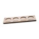 thumbnail image 4 of Soporte de vidrio con forma de cono, ahorra espacio, bandeja de exhibición, soporte para tazas de cóctel, para cocina, restaurante, encimera, buffet 34 cm x 115 cm x 2 cm, 4 of 8