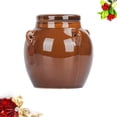 thumbnail image 3 of 500ml Ceramic Honey Pot Spice Salt Sauce Sealing Jar with Lid for Home Kitchen Use, 3 of 8