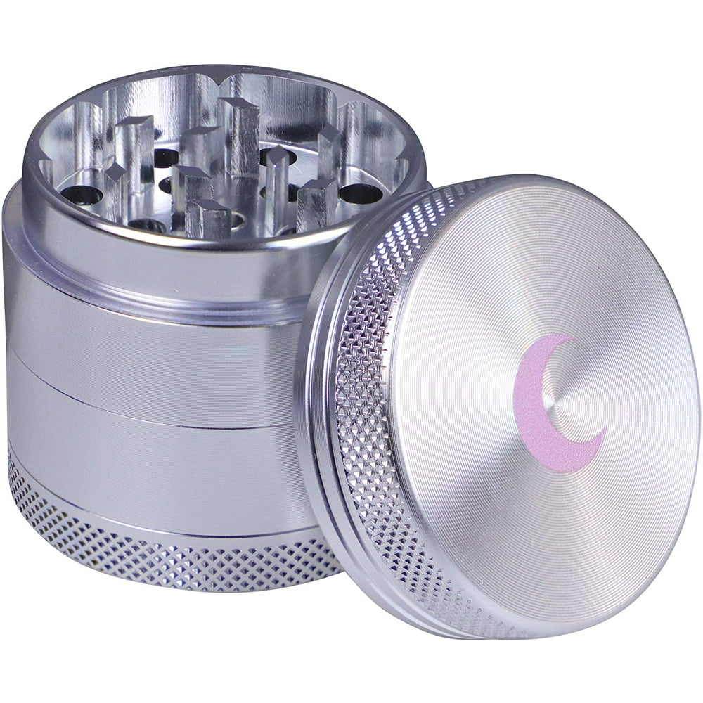 Brando Moon 1.6 inch Best Herb Grinder - Premium 4 Piece Small Metal