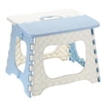 thumbnail image 1 of Uxcell Taburete Plegable de 9" para Adultos Capacidad de 275 lbs Taburete Antideslizante con Mango Taburetes Colapsables Azules, 1 of 7