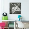 thumbnail image 2 of Stupell Industries Video Game Controller Outline Geometric Square Pattern Abstract Painting Gallery Wrapped Canvas Art Print Wall Art, 36 x 36, 2 of 6