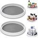 thumbnail image 1 of Bandeja giratoria de 25 cm, bandeja de almacenamiento giratoria de 360°, estante giratorio para especias de cocina, estante para especias giratorio para condimentos, botellas, gabinete de refrigerador, 1 of 5