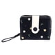 thumbnail image 4 of Cartera para mujer Nikou negra con cremallera pequeña minimalista de piel sintética gran capacidad suave tarjetero, 4 of 15