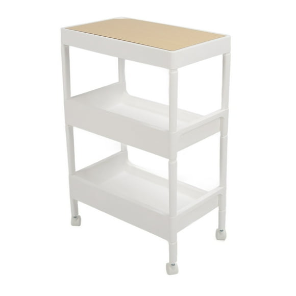 Slim Rolling Storage Cart, Wide Application Multifunctional Moveable Slim Storage Cart For Toilet