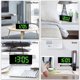 thumbnail image 5 of Reloj despertador digital Harupink con LED curvo, electrónico, digital, de escritorio, para dormitorio y mesa., 5 of 6