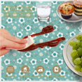 thumbnail image 6 of Pioneer Flower Floral Print Pattern Round Tablecloth 60 X 60 Inch, Wrinkle Resistant Wipeable Table Cloth for Kitchen Dining Picnic Patio Party, 6 of 6