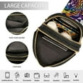thumbnail image 3 of FORMRS Womens Crossbody Sling Bag Travel Daypack Shoulder Chest Backpack, Purple Wavy Plaid, 3 of 7