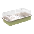 thumbnail image 4 of FITYLE Turtle Tank Reptile Habitat Multifunction Areas Bottom Drainage Tortoises Case Breeding Box Hermit Tortoise Enclosure Starter green, 4 of 9