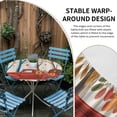 thumbnail image 2 of Fall Red Truck Round Tablecloth for 36-44 Inch Tables,Fitted Table Cover with Elastic Edge,Thanksgiving Pumpkin Maple Leaf Turkey Waterproof Outdoor Table Cloth Protector for Patio Garden Dinner, 2 of 9