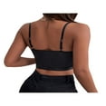thumbnail image 4 of Women‘s Camisole Solid Color Lace Hollow-Out Sleeveless Backless Spaghetti Strap Crop Tops, 4 of 6