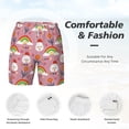 thumbnail image 5 of Balery Cartoon Chicken Mens Swim Trunks Swim Shorts for Men Quick Dry Inseam Beach Shorts with Compression Liner Pocket-Large, 5 of 9