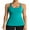 Peacock Green, variant on ANFERRY Women's Ribbed Workout Tank Tops with Built in Bra Racerback Athletic Top