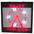 thumbnail image 2 of Ferris Wheel Enjoy The Ride Large 19" LED Motion Sign, 2 of 3