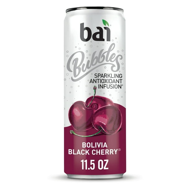 Bai Bubbles Sparkling Water, Bolivia Black Cherry, Antioxidant Infused