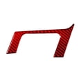 thumbnail image 2 of Real Bright Soft Car Interior Carbon Fiber Sticker DecorationRed Carbon Fiber Interior Floor Console Accent Cover For Toyota TundraAuto Car Protection Interior Accessories, 2 of 8