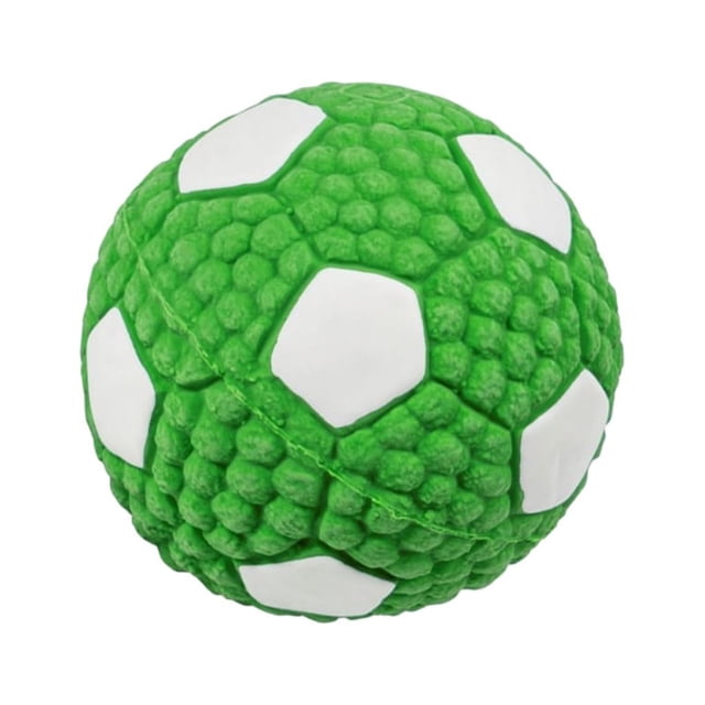 Greeniant Juguete interactivo para perros, pelota de goma duradera, juguete para diversión segura, pelota de goma para jugar, juguetes para Suministros para perros futbol verde