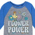 thumbnail image 3 of Peanuts - Flower Power - Toddler & Youth Raglan Graphic T-Shirt, 3 of 5