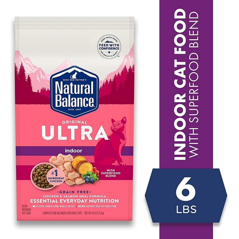 Natural Balance Original Ultra Indoor Chicken Salmon Meal Cat