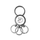 thumbnail image 1 of Mapa de felinos Llavero de metal de acero inoxidable Llavero Anillo de cadena Llavero, 1 of 3