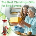 thumbnail image 5 of Birdkiss Squirrel-Proof Metal Bird Feeder - 4 Weight-Activated Perches, 3LBs Capacity, Outdoor Hanging Decor for Garden & Finch, 5 of 7