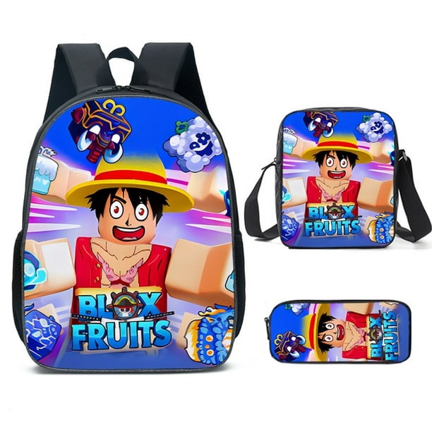 ROBLOX Blox Fruits Cartable pour les Eleves du Primaire et du Secondaire Garcon Fille Sac a Dos Sac a Dos Sac a Dos Yoyoupin Walmart