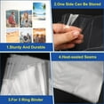 thumbnail image 3 of 1080 Pockets Card Sleeves Binder Sheets, 9 Pocket for 3 Binder, Trading Cards Fit Baseball, Football, Game, Business Cards(60 Pages), 3 of 4