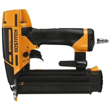 Bostitch Smart Point Pneumatic 18 Ga. Brad Nailer Kit