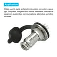 thumbnail image 4 of Aviation Connector GX20 7 Pins Silver Male Female Panel Metal Aviation Wire Connector with Aviation Plugs Cap 2Pack, 4 of 6