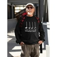 thumbnail image 2 of Life And Important Choices Quote Sweatshirt Men -GoatDeals Designs, Male 3X-Large, 2 of 4