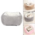 thumbnail image 4 of Cama cuadrada para perros Cama para mascotas Otoño Invierno Cálida y cómoda gris Yuyangstore cama de cachorro de calentamiento, 4 of 8